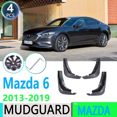 Pre Mazda 6 Atenza GL GJ 2013~ 2014 2015 2016 2017 2018 Auto Blatník Lapače nečistôt Ochrana Proti striekajúcej vode 4 ks Auto