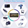 1 Set 3000W/4000W/6000W Power Inverter Pure Sine Wave LED Display 12V/24V to AC 220V Car Convert Adapter Auto Accessories