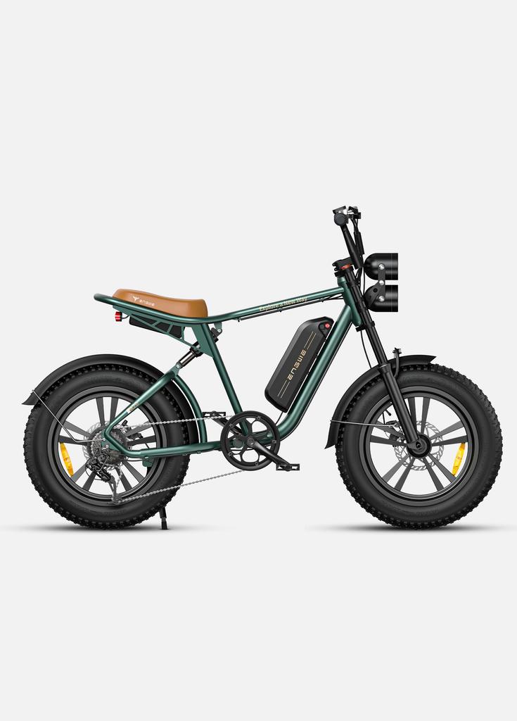 Engwe M20 Electric Bicycle 750W Motor, 48V 13Ah Battery, Dual Suspensions, 20*4.0 Inch Tires, 75KM Range E-Bike