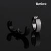 Umiwe hoop earrings men's ladies set of 4 surgical stainless steel Allergy free for both ears Popularity cool simple ring earrings earrings