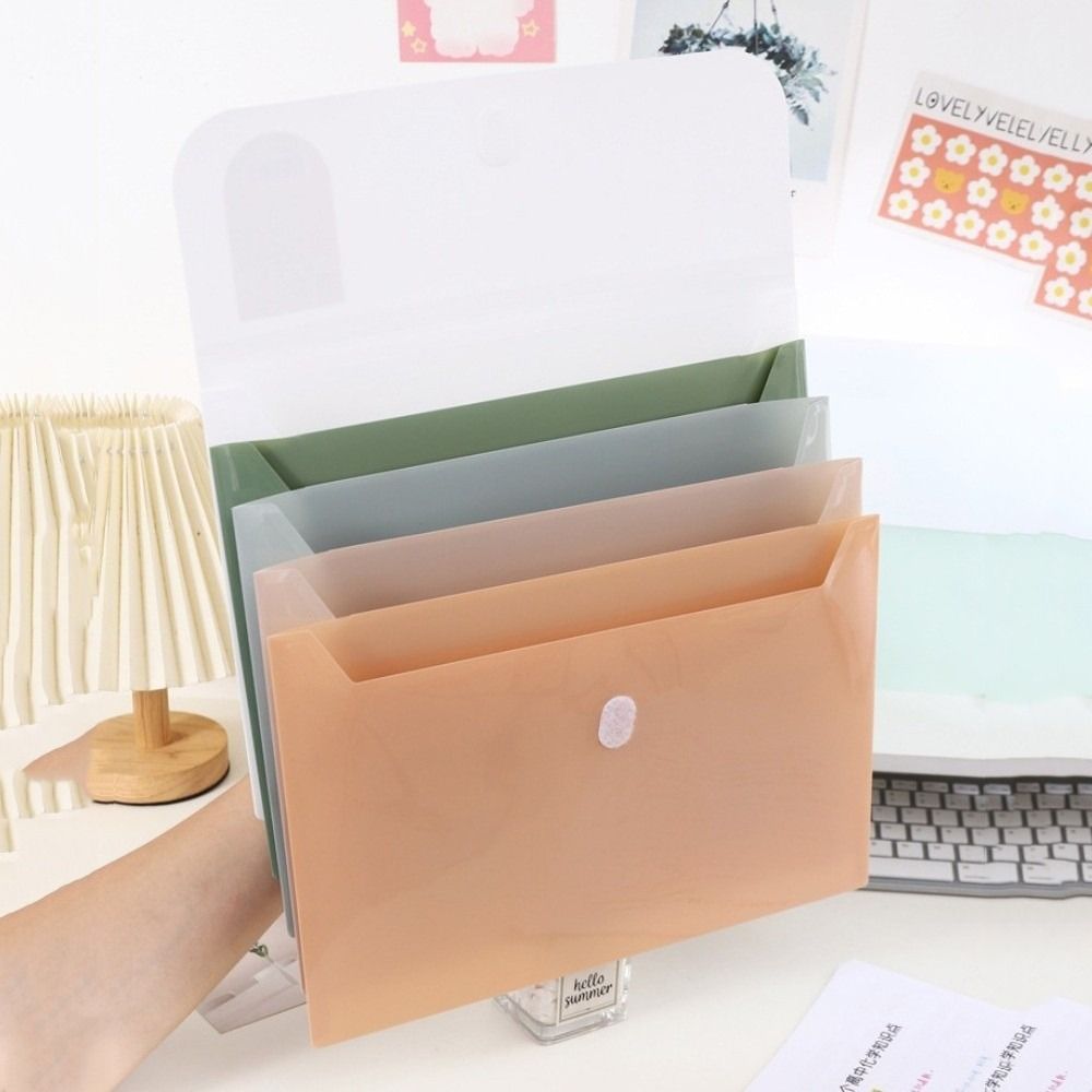 Large Capacity A4 File Folder Storage Bag Waterproof Plastic File Organizer  Paperwork