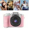 Digital Camera 1080P 48MP 2.4 Inch Screen 18x Zoom Autofocus Camera with Fill Light Keychain for Portrait Landscape