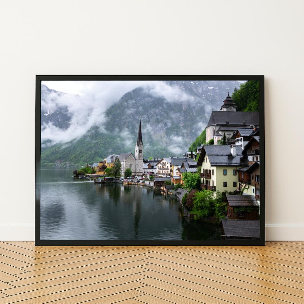 Malowanie Po Numerach Z Ramą Obrazy Do Malowania - Alpejska Cisza 50X40 Cm