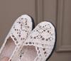 Women's Ethnic Style Mesh Lace Flat Shoes - Breathable & Comfortable