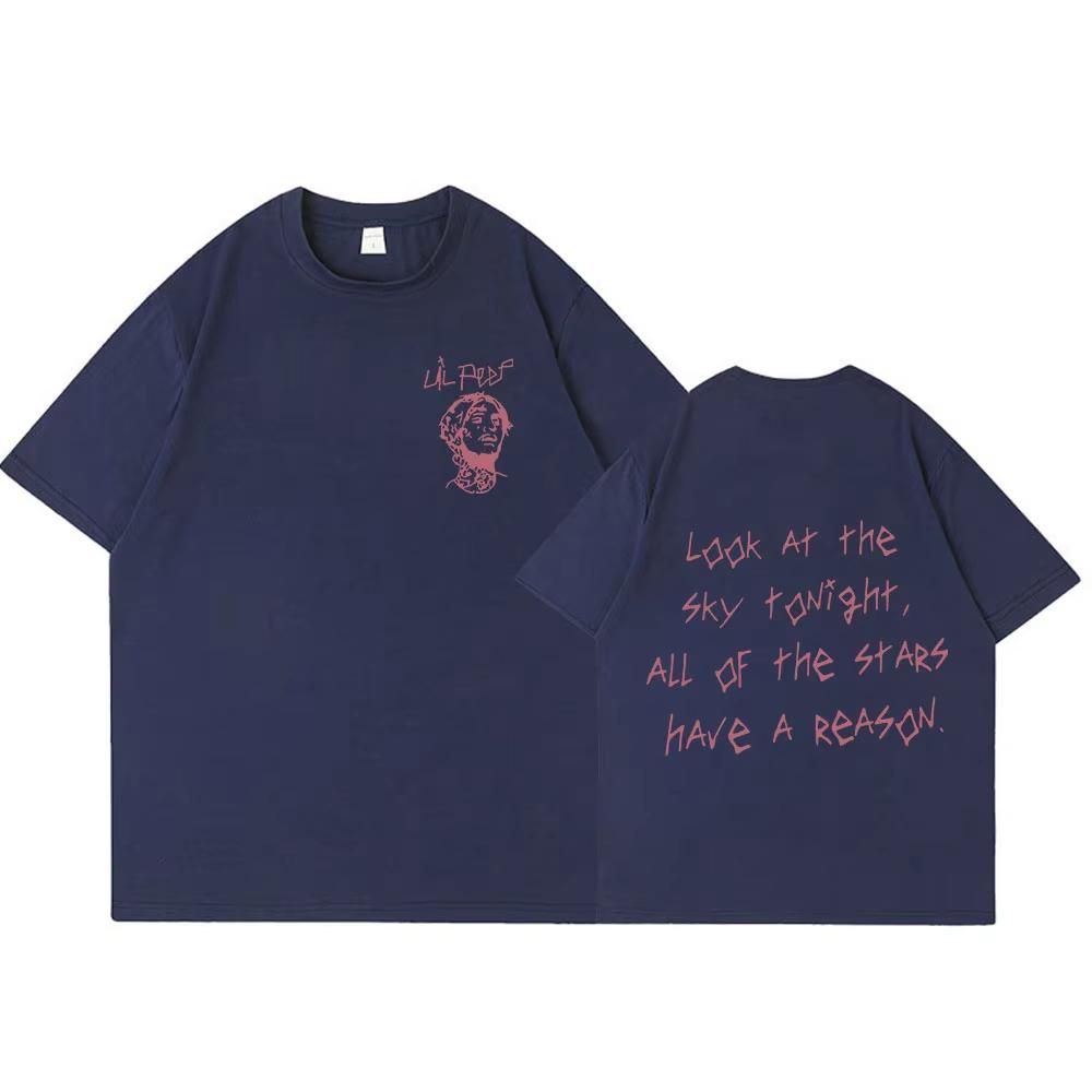 Rapper Lil Peep Tour Concert Graphic T Shirt Unisexs Unisex Fashion Hip Hop Short Sleeve Tshirt Oversized Unisex Cotton Breathable