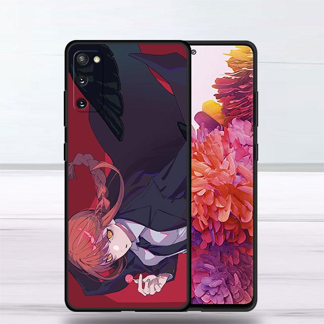 

Чехол для Samsung Galaxy S22 Ultra S20 FE S21 Plus S10 Lite S10e S9 S8 S7, силиконовый чехол для телефона, мягкий чехол с бензопилой, человек Makima Sac Samsung S7