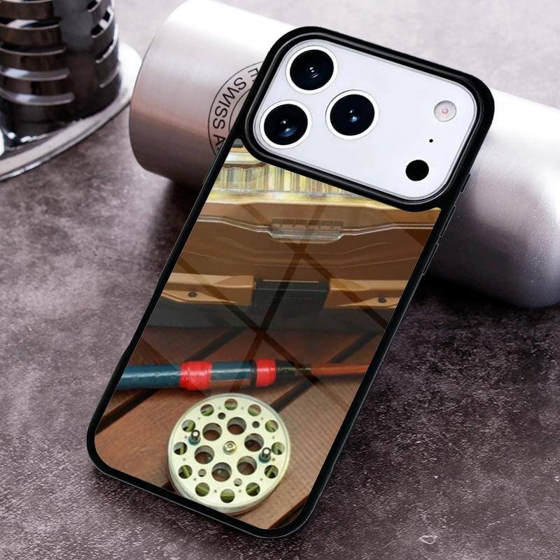 Fishing Gear Fish Phone Case for iPhone 17 16 15 Pro Max Air 14 13 12 11 Plus Shockproof Cover