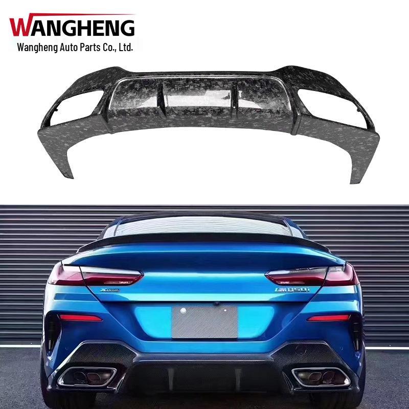 Carbon Fiber Rear Lip and Diffuser for BMW 8 Series G14/G15/G16