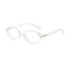 2024 Xiaohongshu Retro Oval Nerd Glasses with Anti-Blue Light in a Simple, High-End Style