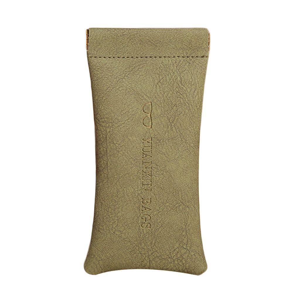 Waterproof Eyewear Soft Leather Sunglasses Pouch Glasses Bag Lipstick Pouch Eyewear Case