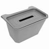 Car Rear Storage Box Large Capacity Slip Resistant Row Seat Organizer Container Replacement For Tesla Model Y Grey