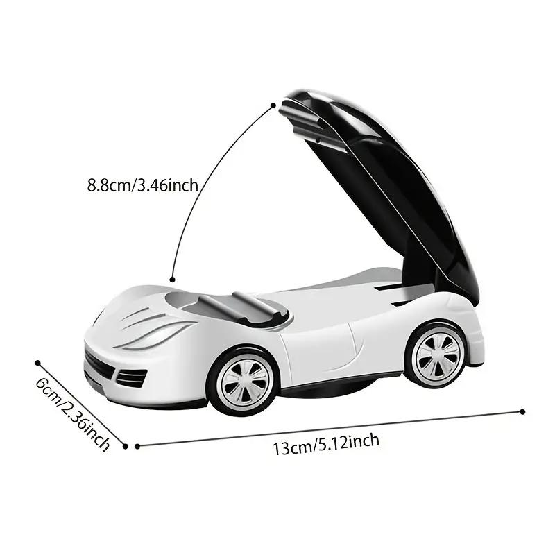 Model auta Držák stojánku na telefon Skládací držák telefonu na palubní desku do auta otočný o 360° Univerzální držák na mobil Příslušenství do auta