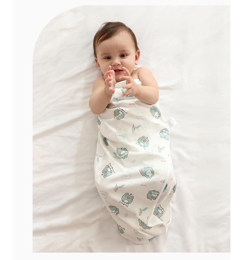 Ganzjahres-Neugeborenen-Babyeinschlagdecke - Weiche Baumwollwickeldecke für Säuglinge
