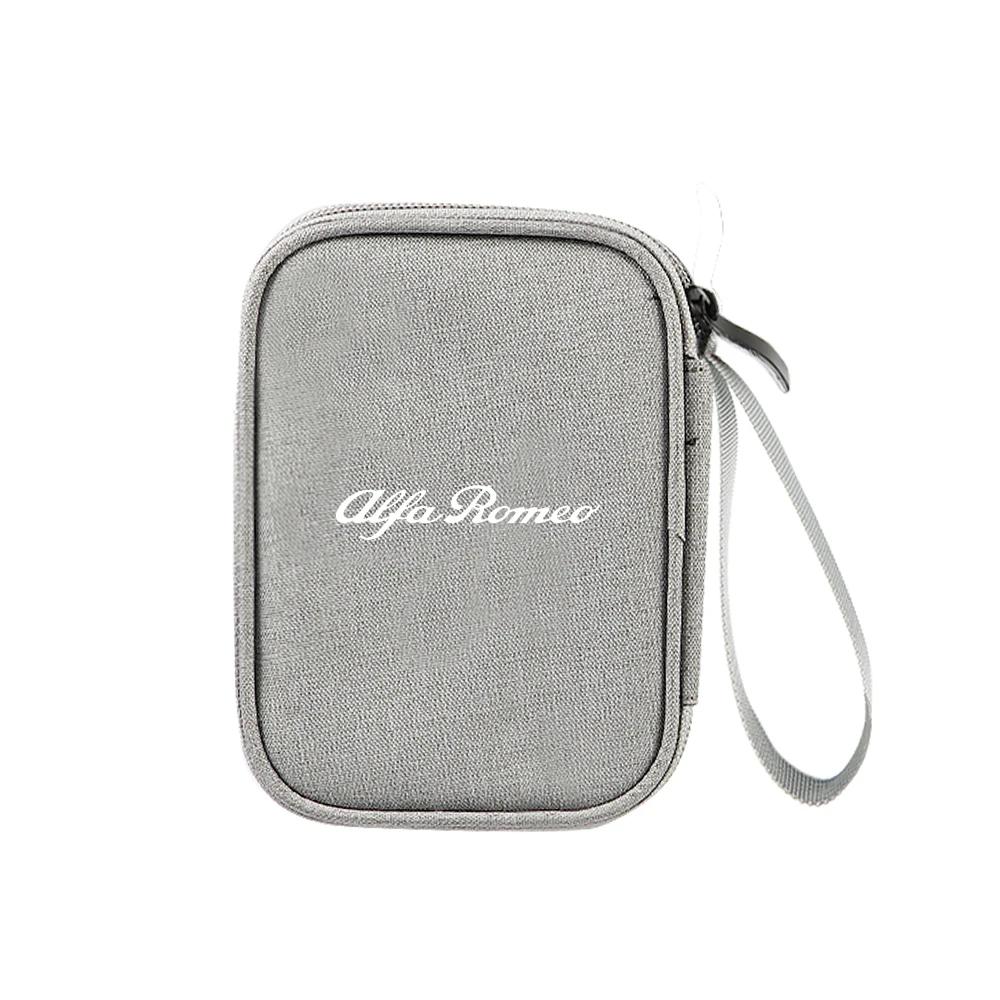 Bildekaler För Alfa Romeo 1 st Bil digitala Tillbehör Förvaringsväska USB-kabel Förvaringslåda För Alfa Romeo Giulietta GT 159 147 156 M
