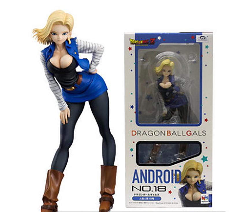 2 Type Dragon Ball Z Android 18 Lazuli Sexy Anime Action Figure Model Toys Doll For Birthday Gift