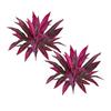 Lifelike Faux Flowers with Vibrant Pink/Purple Leaves Outdoor Faux Flowers for Daily Office Work Indoor Leisure Occasion Home