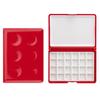 Portable Watercolor Paint Holder Tray with Leakproof Lid 24 Wells Paint Storage Box For Oil Acrylic Watercolor Pigments