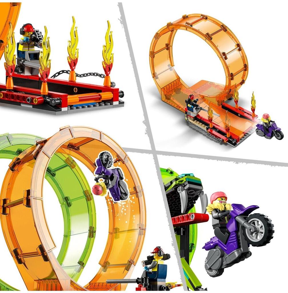 LEGO конструктор City – Шоу трюков с двойной петлей (60339)