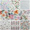 Japanese Pattern Cotton Fabric Set Cute Craft Perfect for DIY and More 7-Piece (Floral Pattern) - Fabric, 46x56cm, Crafts, Kits,