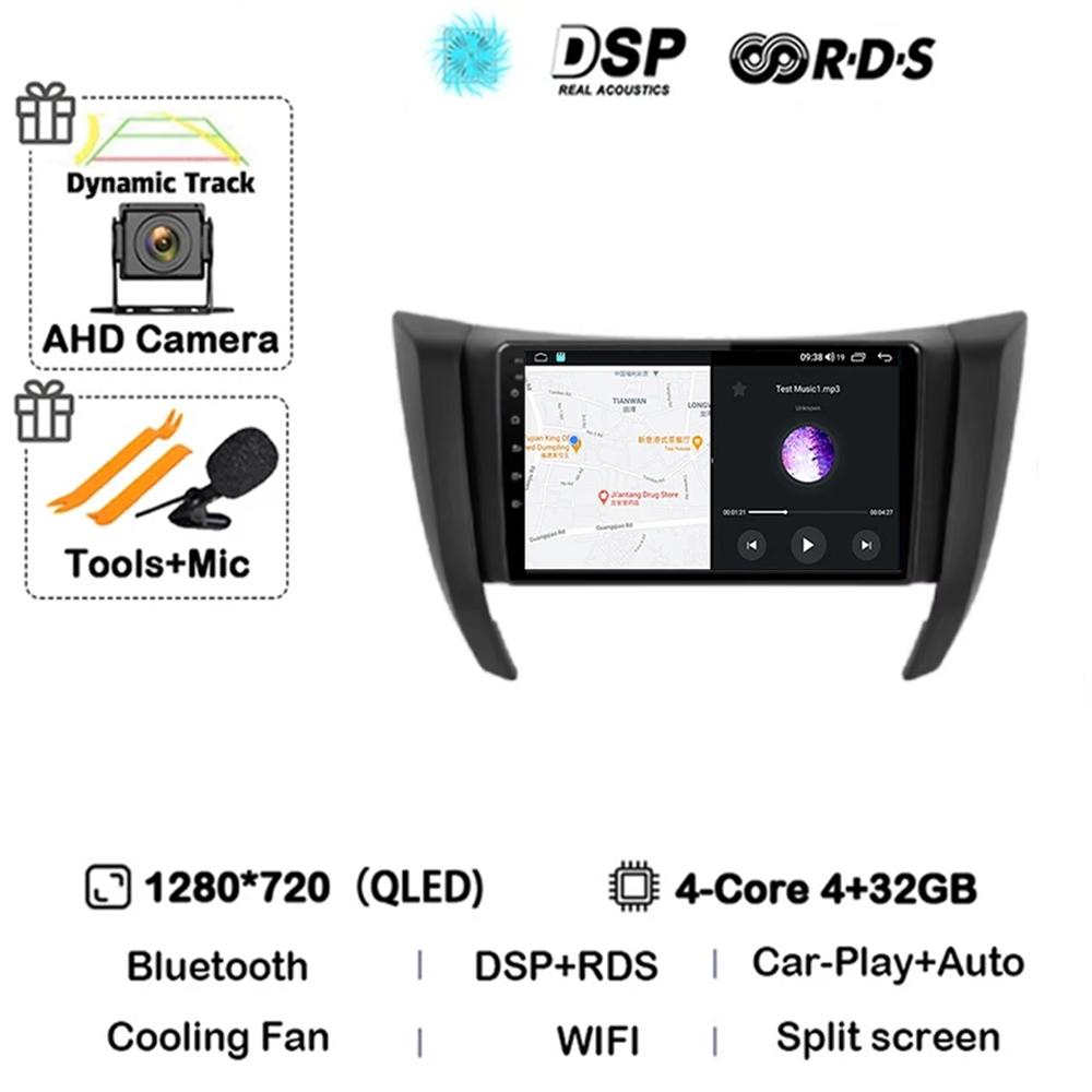 

Автомагнитола Мультимедийный Видеоплеер Автомагнитола Навигация Nissan navara frontier np300 4 d23 2014-2021 android 14 carplay 2din