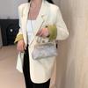 French Retro and Fashionable Embroidered Handbag New Niche Fashion Small Square Bag Casual Crossbody Bag