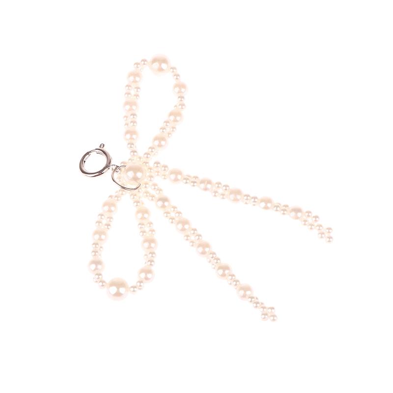 

Двухслойная жемчужная бусина бант подвеска пряжка для обуви украшение сумка кулон аксессуары