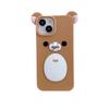 3D Rilakkuma Drop-Proof Apple Phone Case