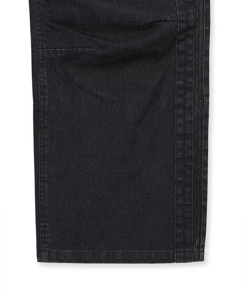INTEMPOMOOD Track Washed Cotton Wide Pants_Charcoal