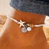 Amazon's New Bohemian Wind Starfish Shell Conch Rice Bead Anklet Summer Beach Vacation Wind