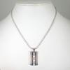 [Used] TIFFANY/Tiffany 925 Atlas Bar Pendant/Necklace/j87-3