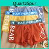 Cartoon Breathable Boxer Letter New Men Underwear Cotton Boxershort Mens Boxers Man Size Plus M3xl