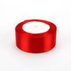 Handmade Bright Red Silk Ribbon for Wedding, Packaging, Cake Decoration, and Car Streamer.