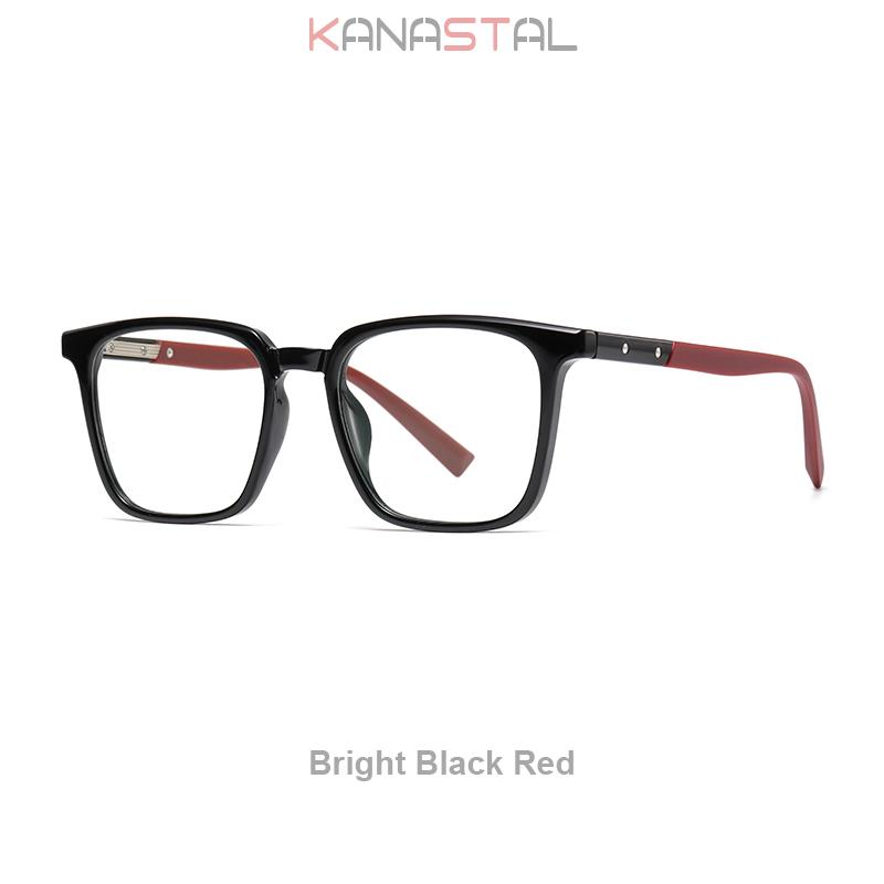 Herren Lesebrille Rezept Optische Gläser Kurzsichtigkeit Brille Damen Blaulichtblockierende Computer TR90 Quadratische Brillenrahmen