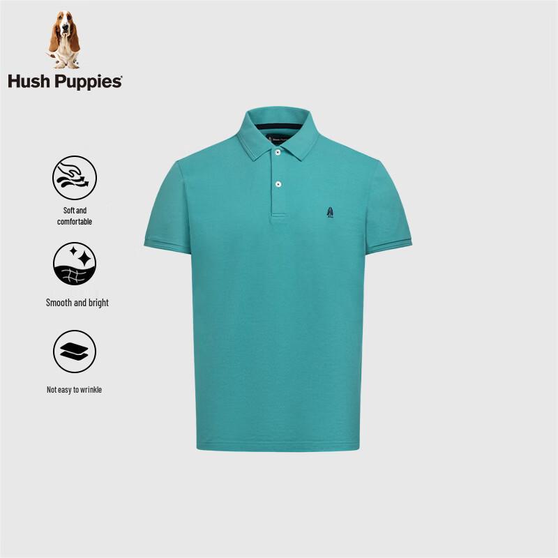 Hush Puppies Men's Soft Breathable Cotton Polo Shirt