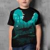Kids Boys' T Shirt Short Sleeve Dinosaur Graphic Animal Black Children Tops Summer Active Cool Cute School Daily