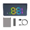 Car LCD HUD Speedometer Smart Double-Mode Windshield Projector KM/MPH GPS Speedometer For Dashboard Compass Altimeter