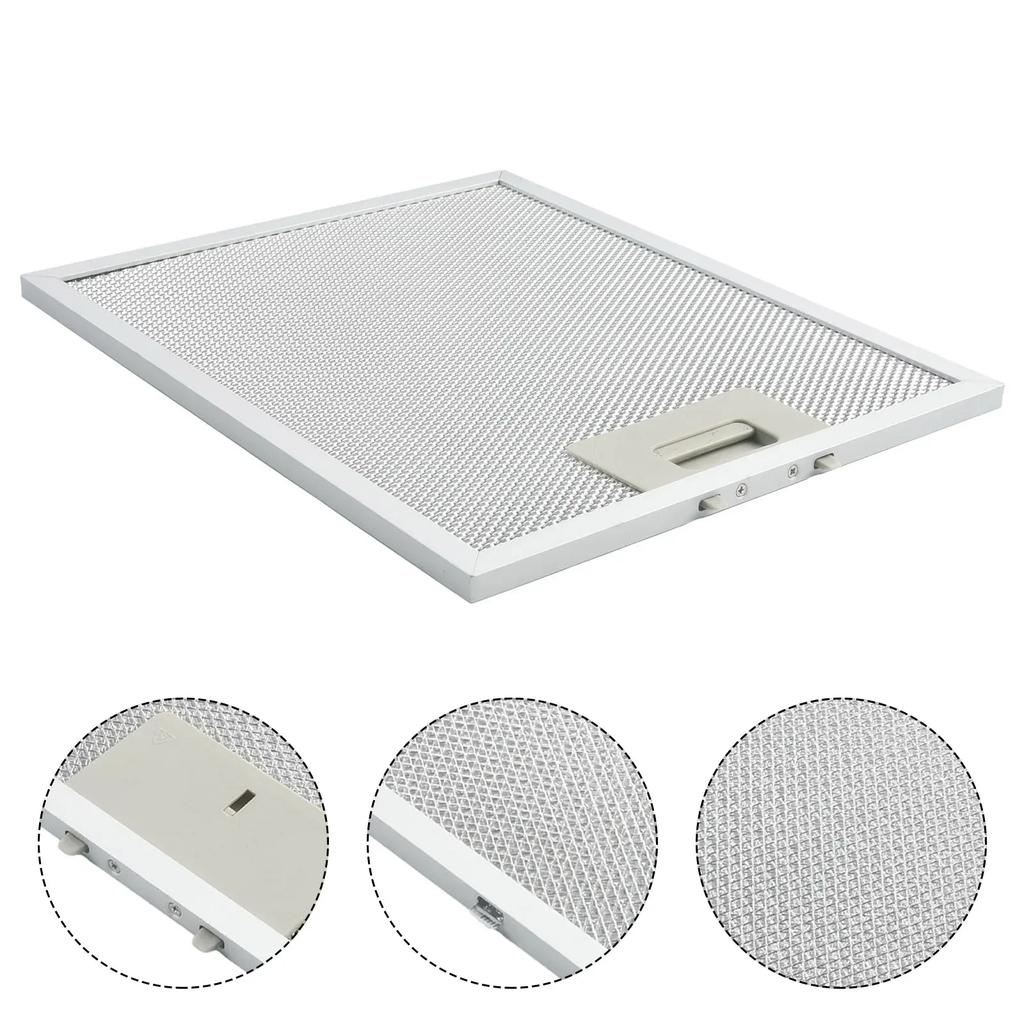 Cooker Hood Grease Filter Household Improvement Replacement Silver Stainless Steel Vent 290x240mm Cooking Exhaust Fans