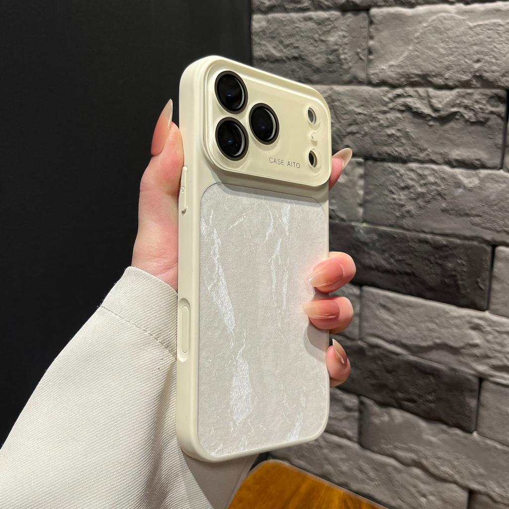 Soft Magsafe Silicone Leather Snow Mountain Pattern Phone Case For iPhone 14 15 16 17 Pro Max Magnetic Shockproof Bumper Cover