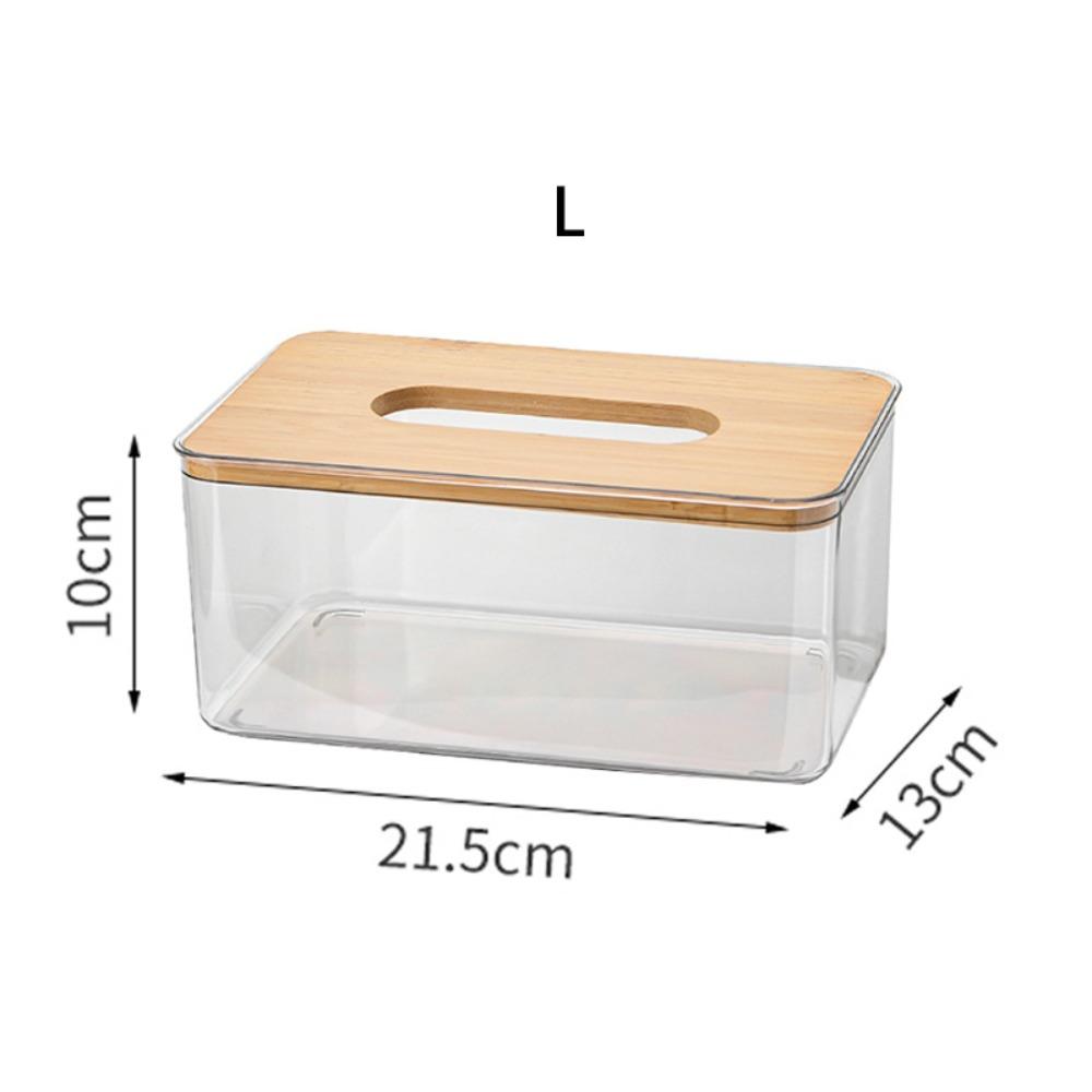 Square Tissue Holder Paper Box Living Table Tissue Box Creative Clear Tissue Box
