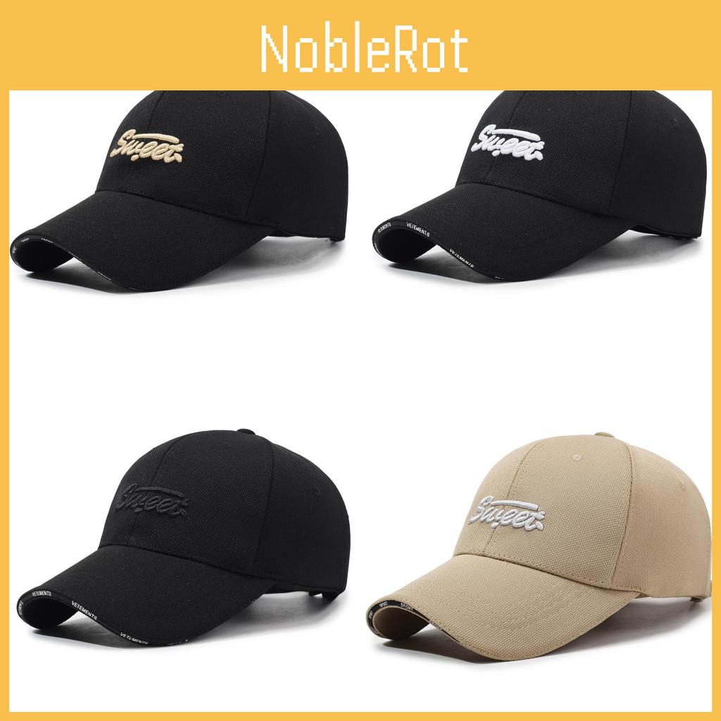 Embroidery Sweet Letter Baseball Cap Sun Protection Breathable Outdoor Gift