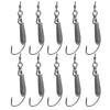 2Bag Weight HighCarbon Steel Crank Hook Lure Bait Counterweight Fishing Accessory
