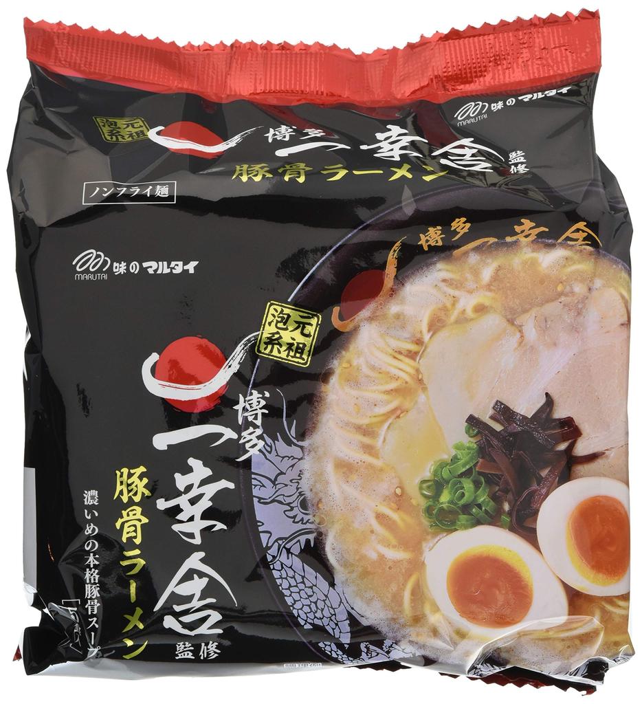 Marutai Ikkosha Supervised Tonkotsu Ramen (5 Servings) 455g X 6 Packs