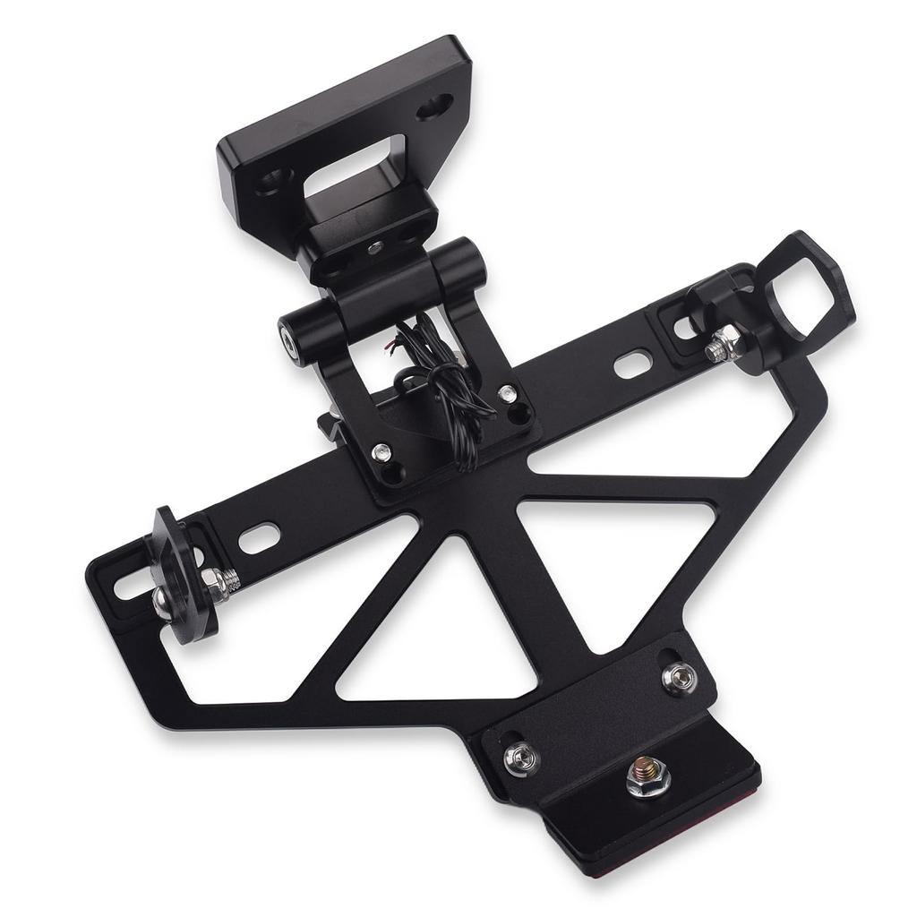 LEDISHUN Aluminum Fender Eliminator Kit for Kawasaki Ninja 400 Z400 (2018-2024) and Ninja 250 Z250 (2019-2024) (Black)