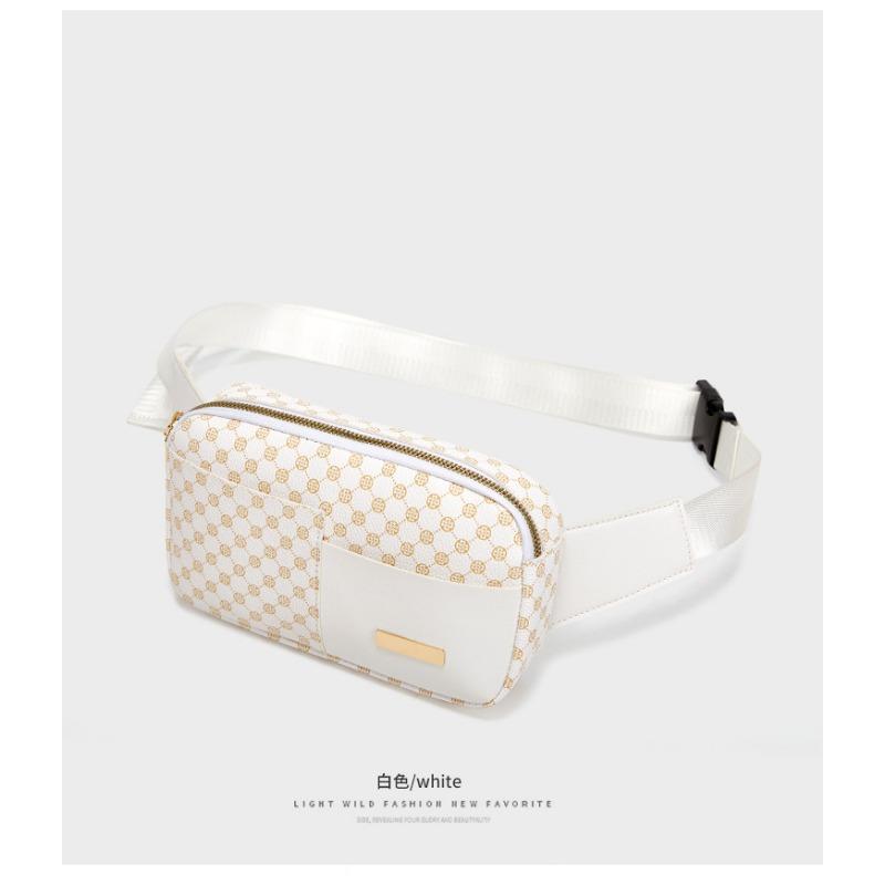 

New printed fanny pack, women s sports running, mobile phone fanny pack, fashionable outdoor, new wallet.