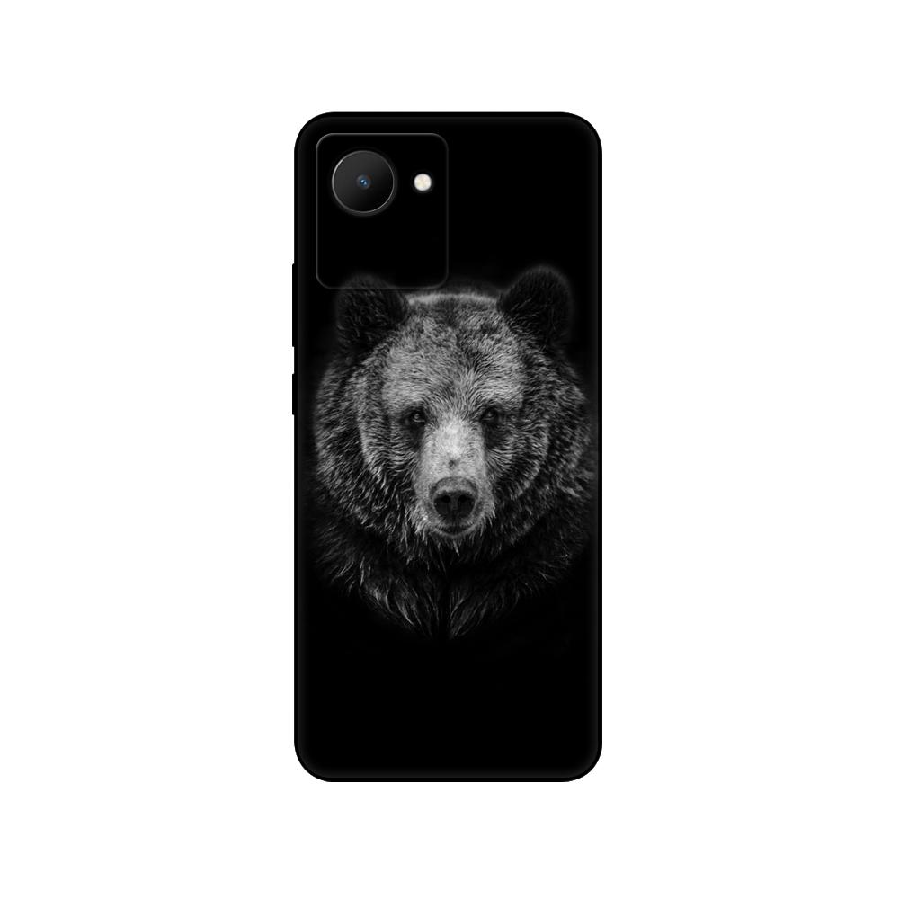 Für Realme C30 Hülle Rückseite für OPPO RealmeC30 4G C 30 Handyhülle Weiche Silikonhülle Schutzstoßfänger Funda Schwarze TPU-Hülle