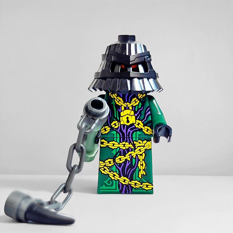 New Rare Ninja Building Blocks Phantom Villain Ninja Role Humanoid Doll Mini Character Toy Birthday Gift Funny Party