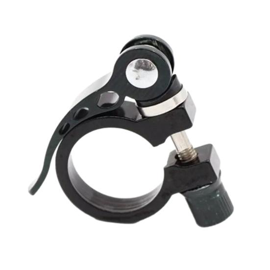 

Bike Seat Post Clamp Lightweight Quick Release Aluminum Alloy 25.4 31.8 28.6 34.9 Universal Mountain Road Bicycle Seatpost Collar S чёрный