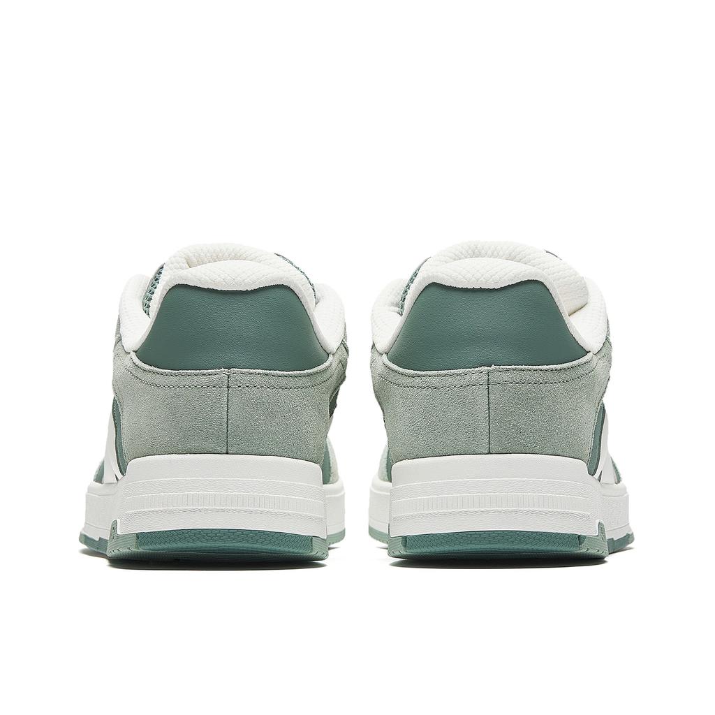 Anta Abrasion Resistant Lightweight Wear Resistant And Lightweight Low Top Skateboard Shoes Men's Green White 912548007-2