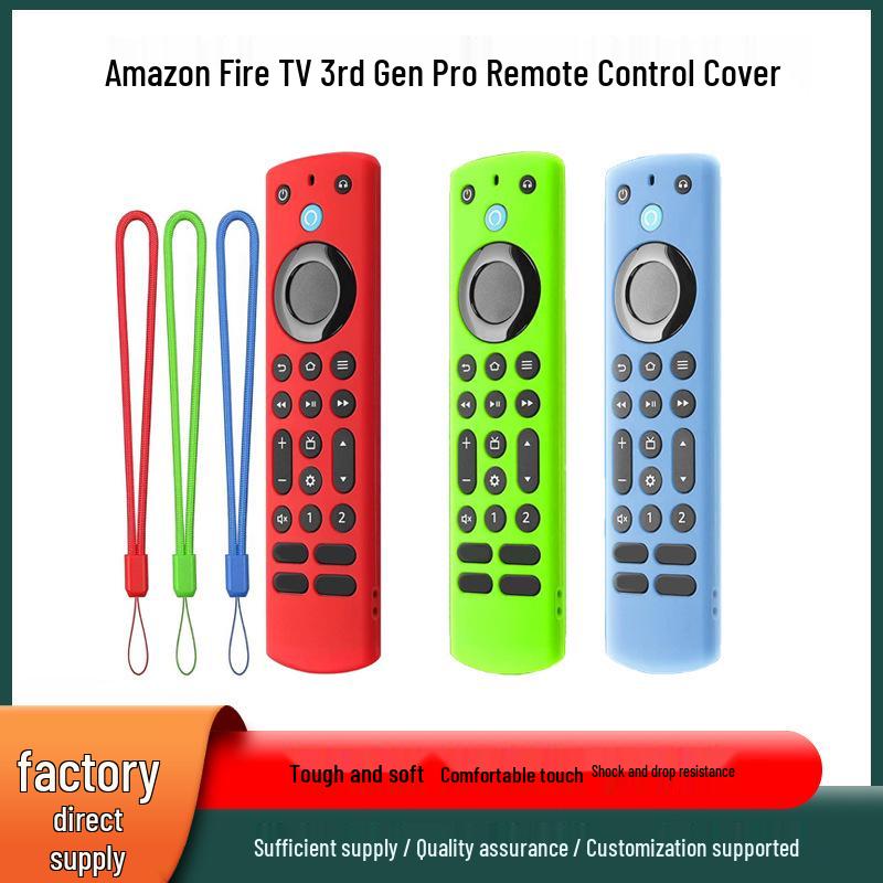 Silicone Protective Case for Alexa Voice Remote Pro, Anti-Drop Cover 151x42x1.7mm