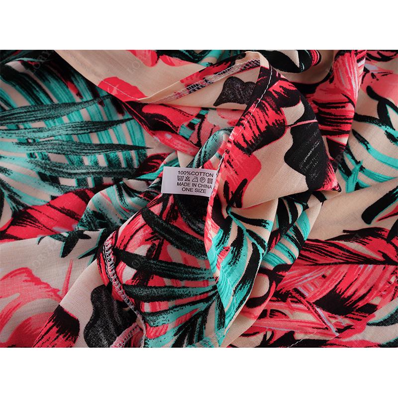 Bavlněný plážový přehoz Kaftans Sarong koupací návlek Beach Pareos plavky přikrývka Dámské plavky Plážová tunika